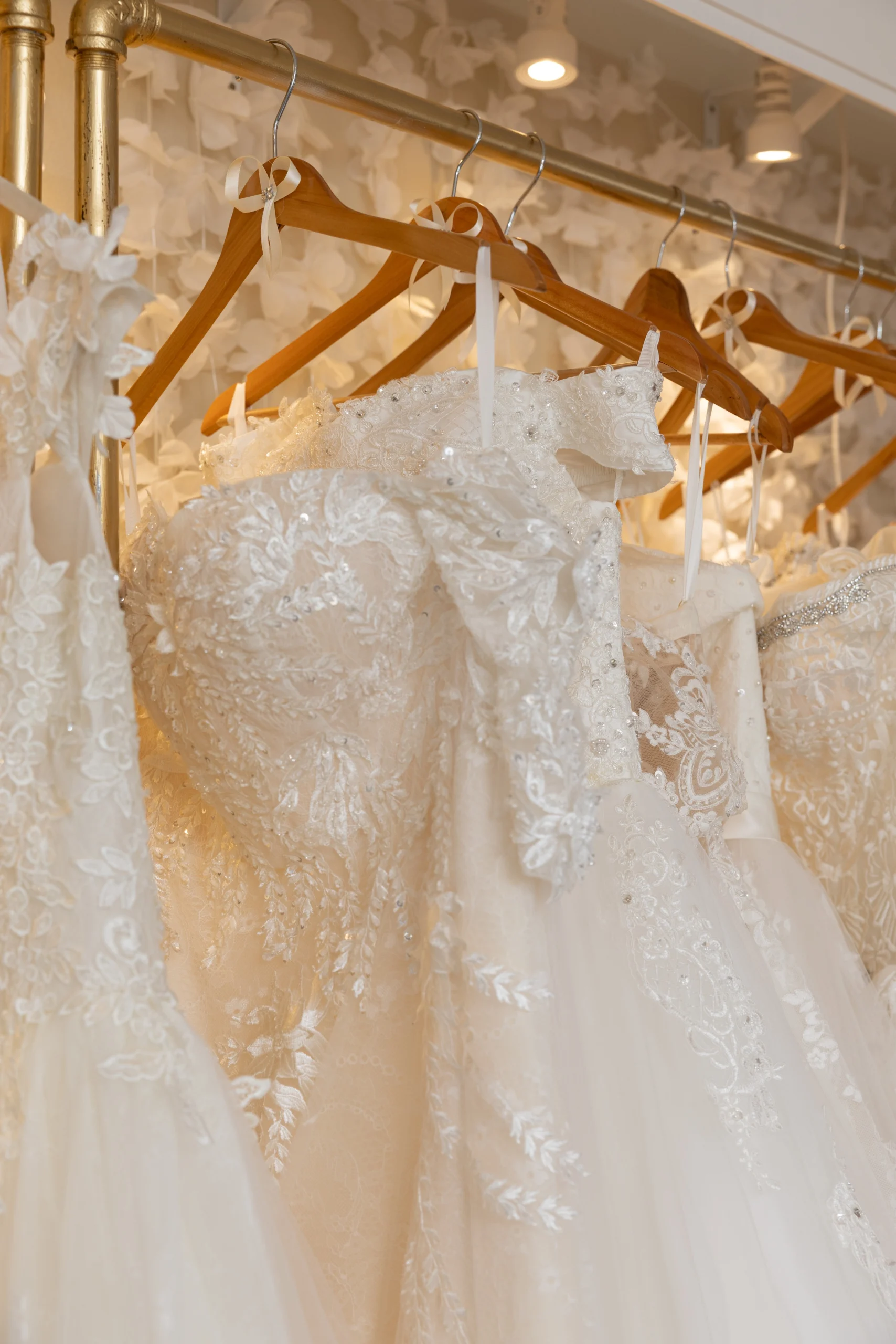 Bride in couture gown at Diane Bridal Newport Beach
