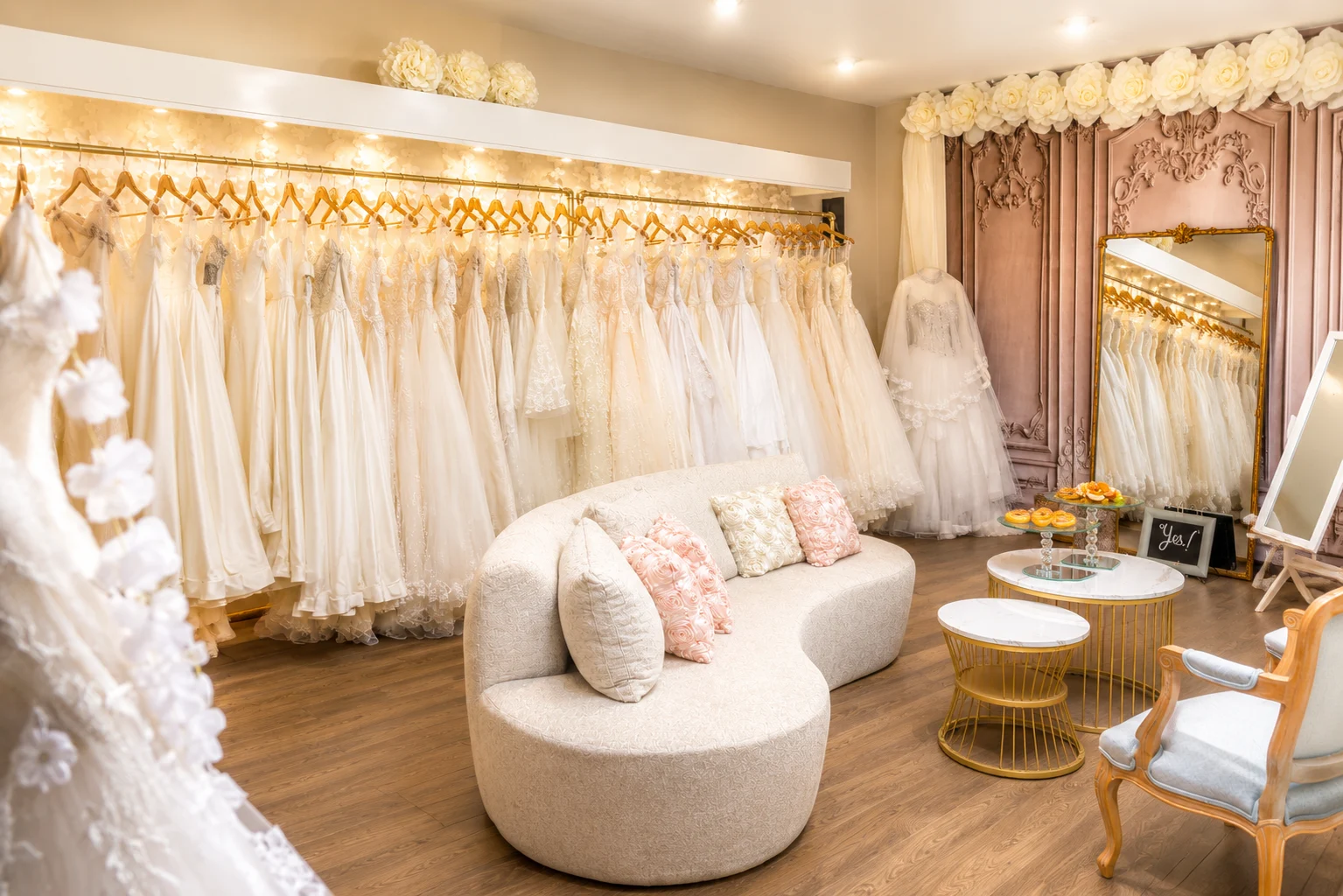 Diane Bridal boutique interior showroom