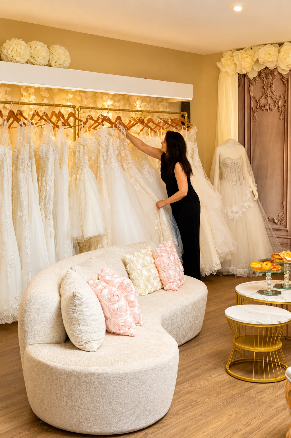 Michelle Diane, founder and lead designer of Diane Bridal